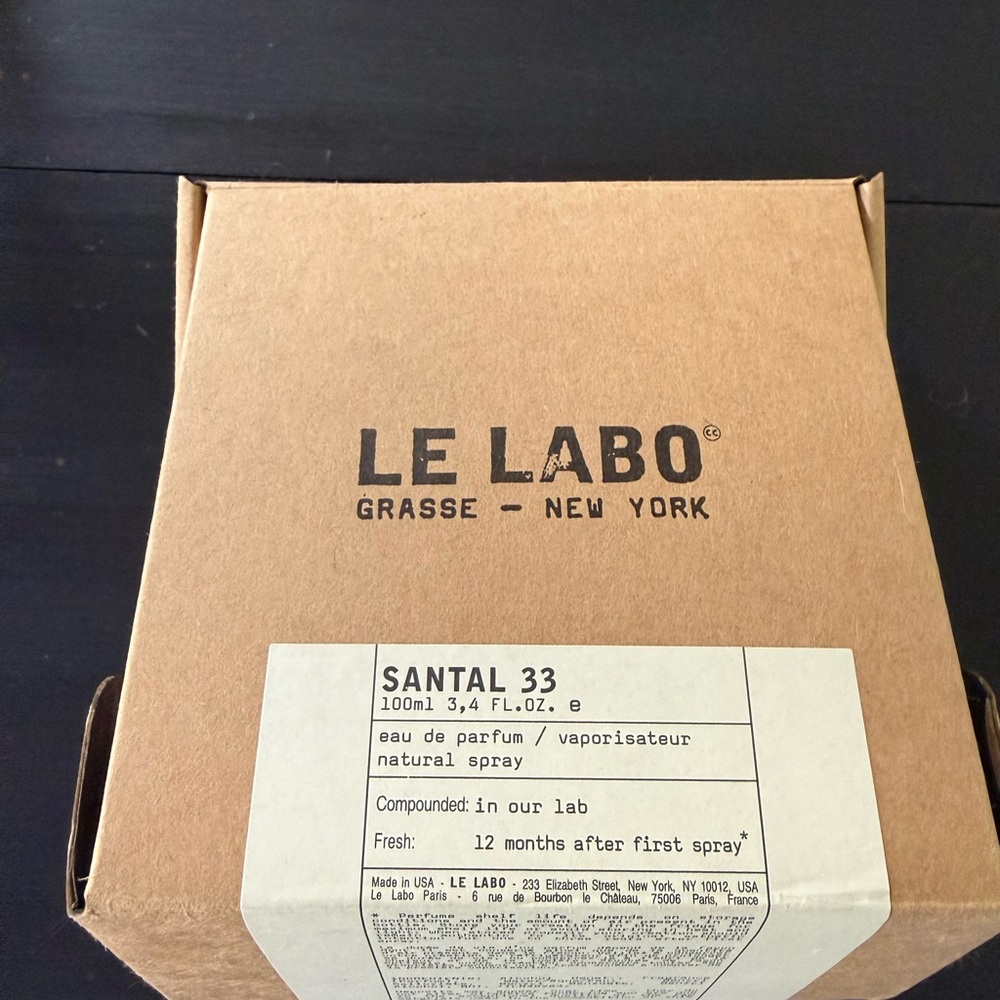 Le Labo Santal 33 3.4 oz new